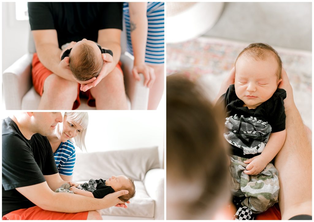 Baby Boy at-home Newborn Session in Milford Connecticut