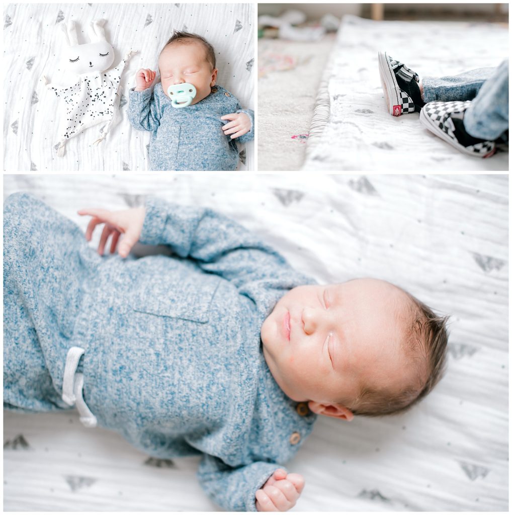Baby Boy at-home Newborn Session in Milford Connecticut